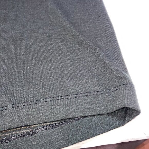 Lululemon Polo Shirt Short Sleeve Black Sz M/L? See Measurements - Picture 7 of 8